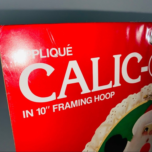 Calic-O’s appliqué Christmas Santa hoop kit 1982 Vintage craft #2203 - Picture 8 of 8